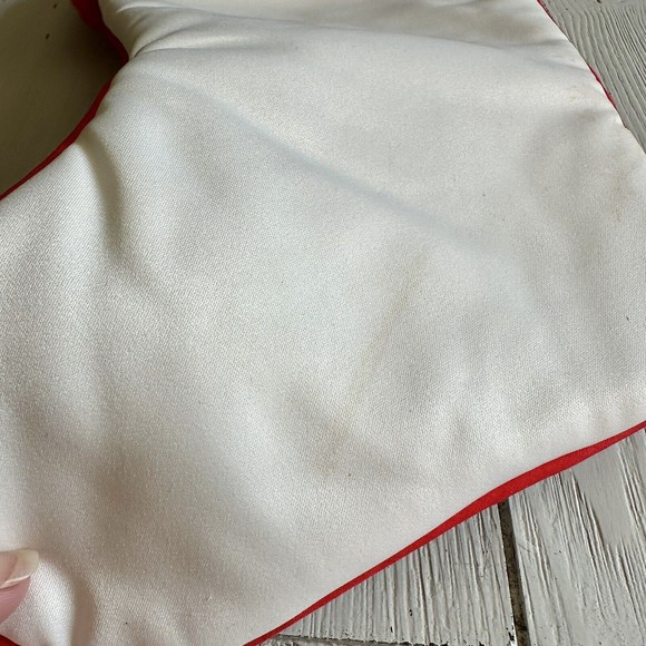 Vintage Christmas Stocking Baby's First Christmas Satin 15”  Rennoc - Picture 3 of 6